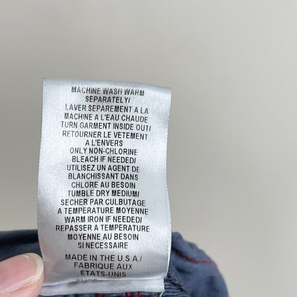 Alice + Olivia Dark Wash Skinny Jeans with Zip Ankle Size 6 Cotton Stretch - Picture 10 of 11